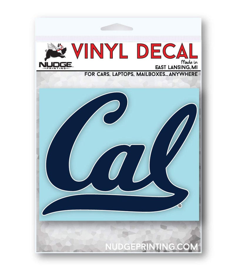 Nudge Printing Collegiate NCAA Car Decal Made from Premium Weatherproof Vinyl (University of California, Berkeley) - Image 3